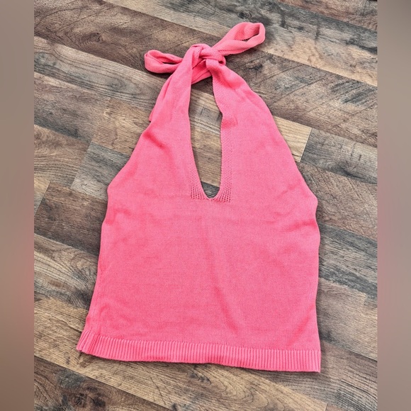 525 America Pink Halter Knit Top Size XL NWT - Picture 7 of 7